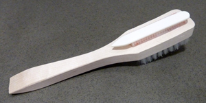 velcro-nylon-brush-bone-scraper-attached