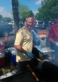 john-serves-hamburgers-at-chicago-jondon-customer-appreciation-day