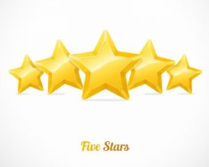 five star online reviews