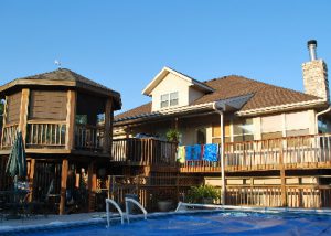 view of house from pool